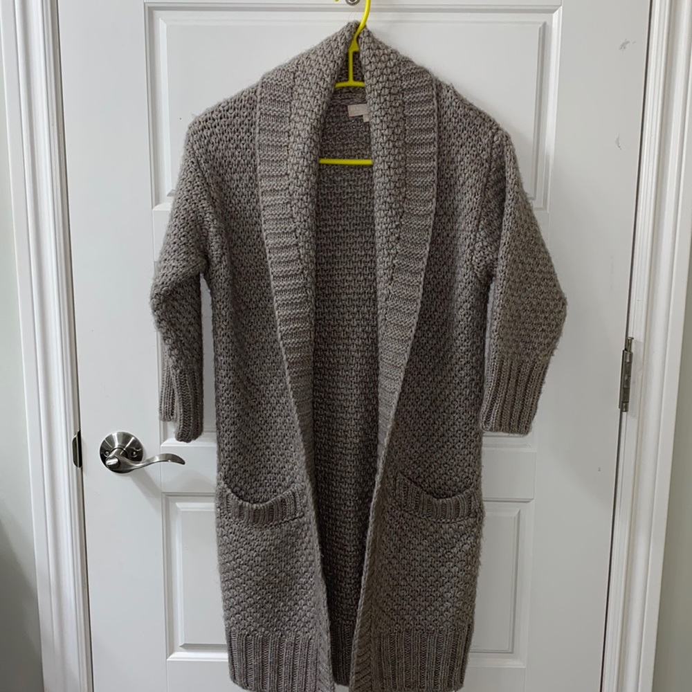 Benedetta B alpaca wool acrylic blend duster cardigan Size small made in Italy
